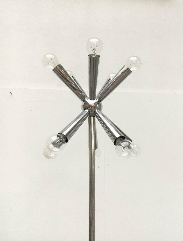 Lampadaire étoile de l'ère spatiale allemande du milieu du siècle, années 1960