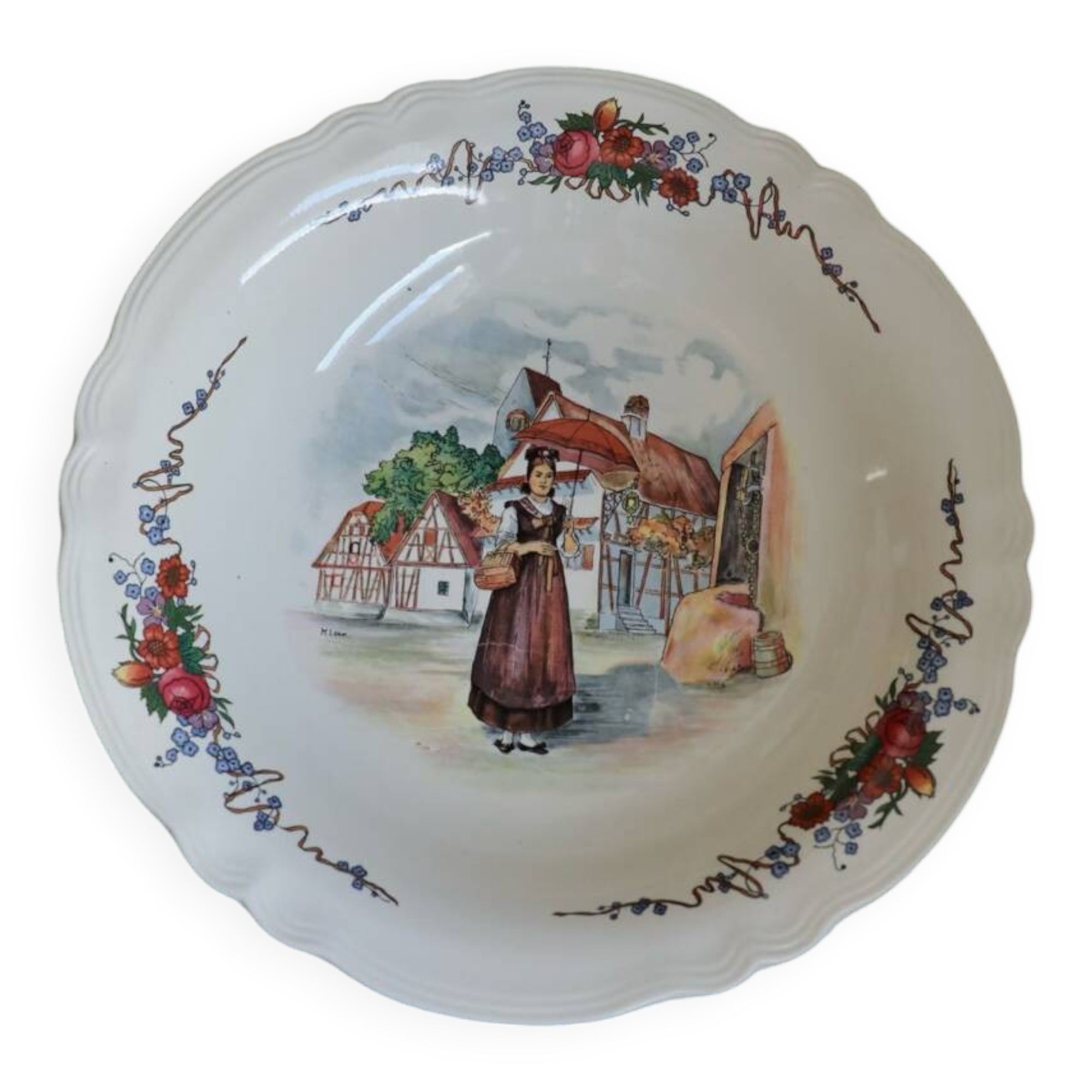 Deep plate Obernai Sarreguemines