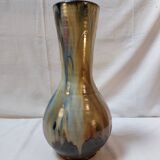 Large vase in flamed Boufflioux sandstone signed GUÉRIN - 1930s