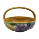 Vintage fruit basket in Sarreguemines slip