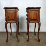 Louis XV style bedside pair
