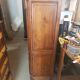 Secrétaire ancien scriban vintage en bois de noyer style Louis XV