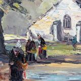 René Lorotte, Notre Dame de Trémalo, Pont-Aven, Peintre français, début xx éme