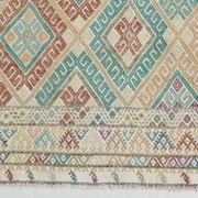 3x9 Pastel Toness Turkish Kilim Runner Rug, 81x286 Cm