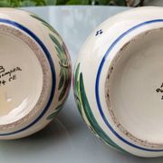 2 vases by Henriot Quimper, 1950 in very good condition.