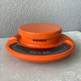 Orange kitchen scale space age Soehnle Germany