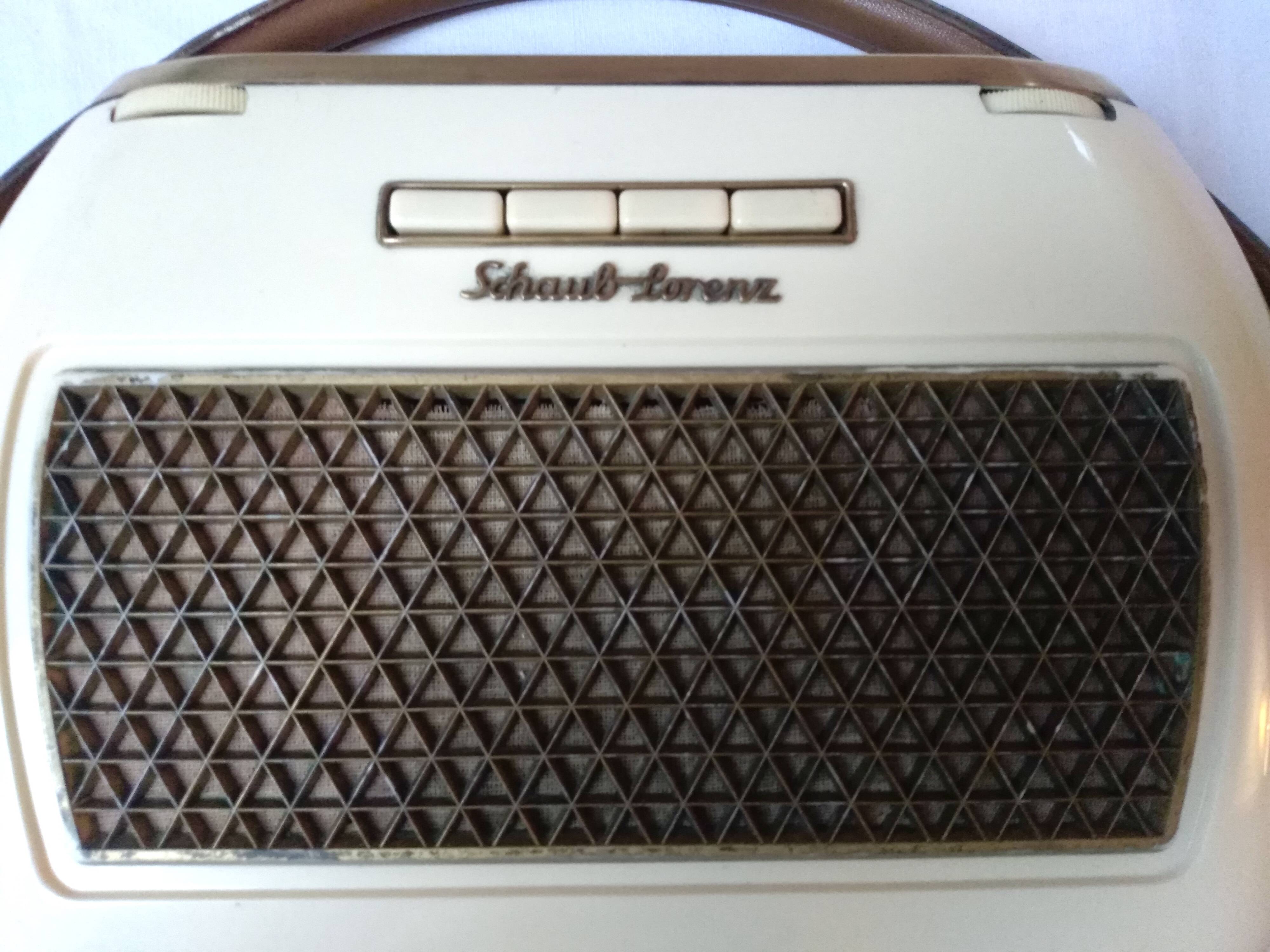 Portable radio schaub lorenz 1959