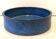 Plat artisanal céramique bleu