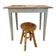 Antique patinated wooden table