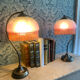 Art Deco Swan Neck Lamps