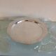 Servant of table on foot shower in silver metal art deco style