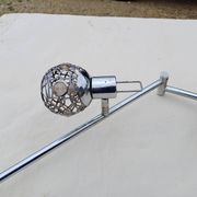 Vintage Chrome Pendant Light