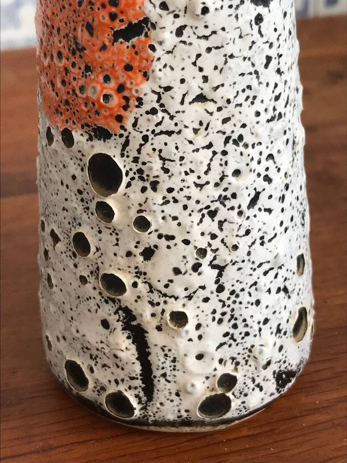 Ceramic soliflore vase from the 60s