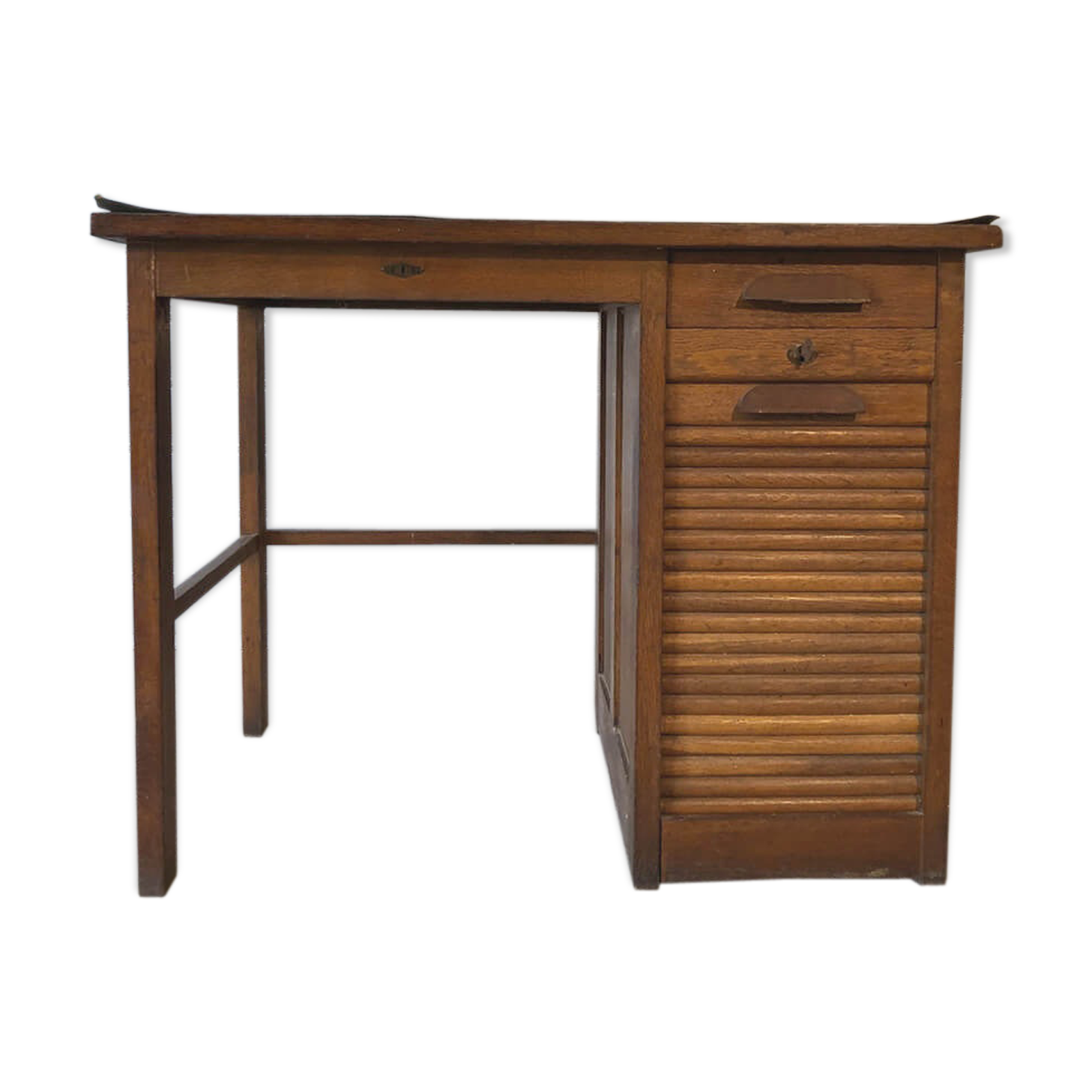 Bureau à caisson vintage circa 1950