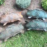 Antique cast iron planter