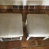 Pair of Louis XVI style stools