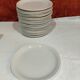 12 Oslo white porcelain dessert plates from Sarreguemines