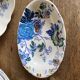 Set of 8 flat plates Mason's Belvedere flowers