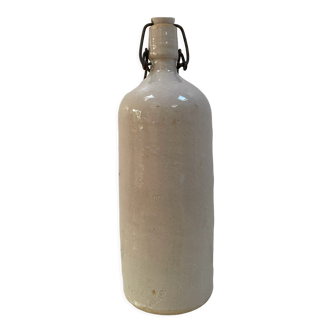 Bouteille ancienne en grès vernissé 2L