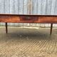 Antique farmhouse table in solid cherry wood with 3 drawers.