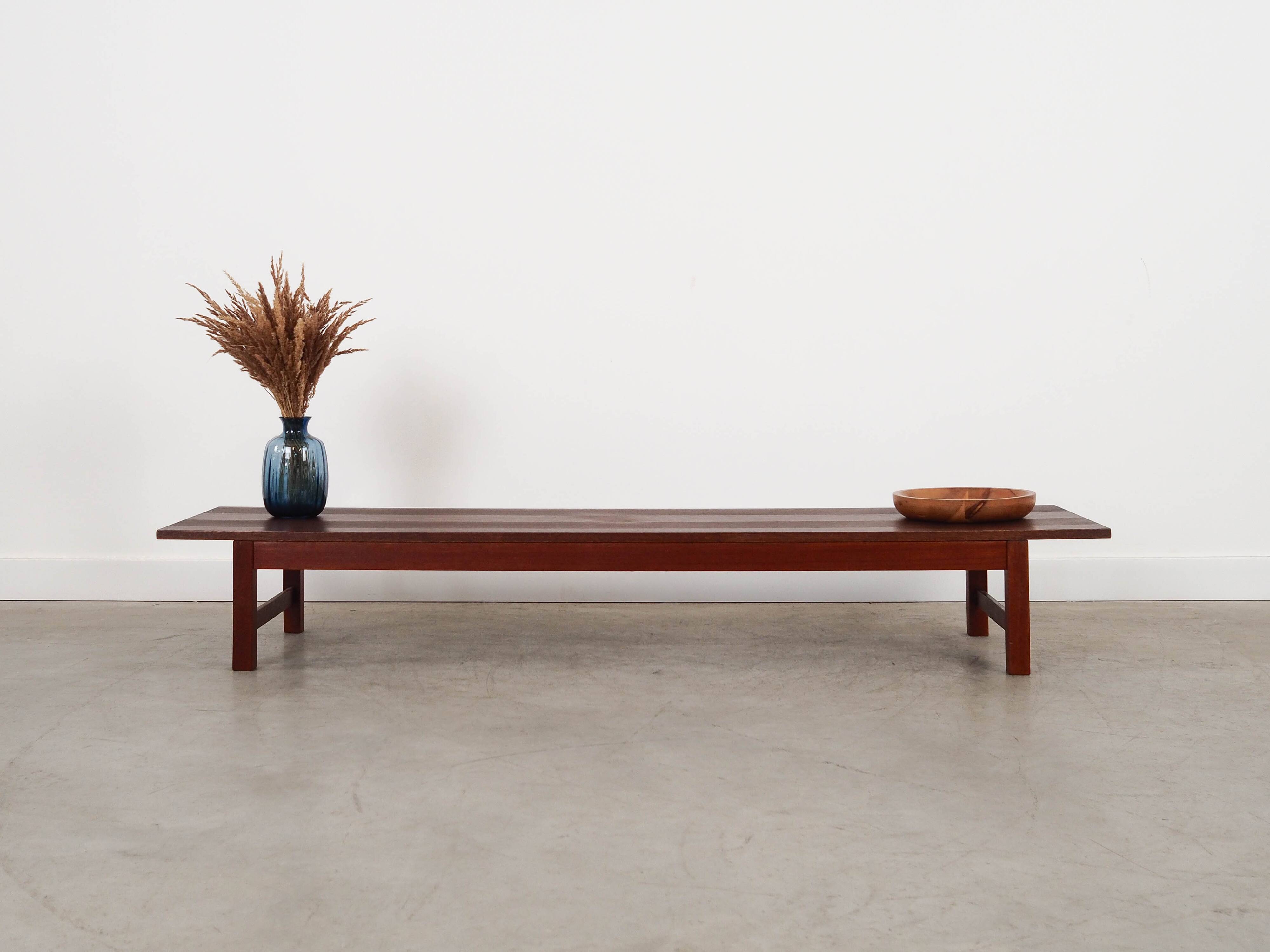 Teak lowboard, Danish design, 1970s, made in Denmark