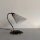 Mid-century bedside lamp in black metal and brass, 1950s, Germany