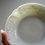 Dessert service Limoges L&Cie Lafarge 12 pieces white porcelain years