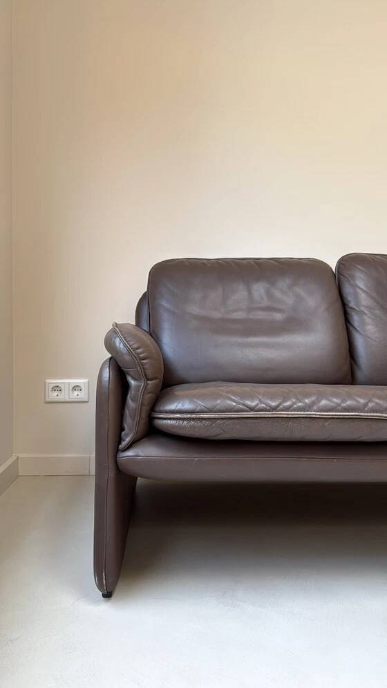 Vintage DS-61 leather 3-seater sofa by de Sede
