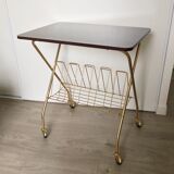 Vintage folding vinyl tray