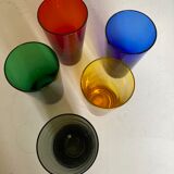 Product BHV set of 5 multicolored 1960 lenses