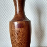 Vase soliflore design en bois
