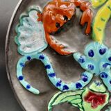 Large oyster or shellfish dish signed cérenne