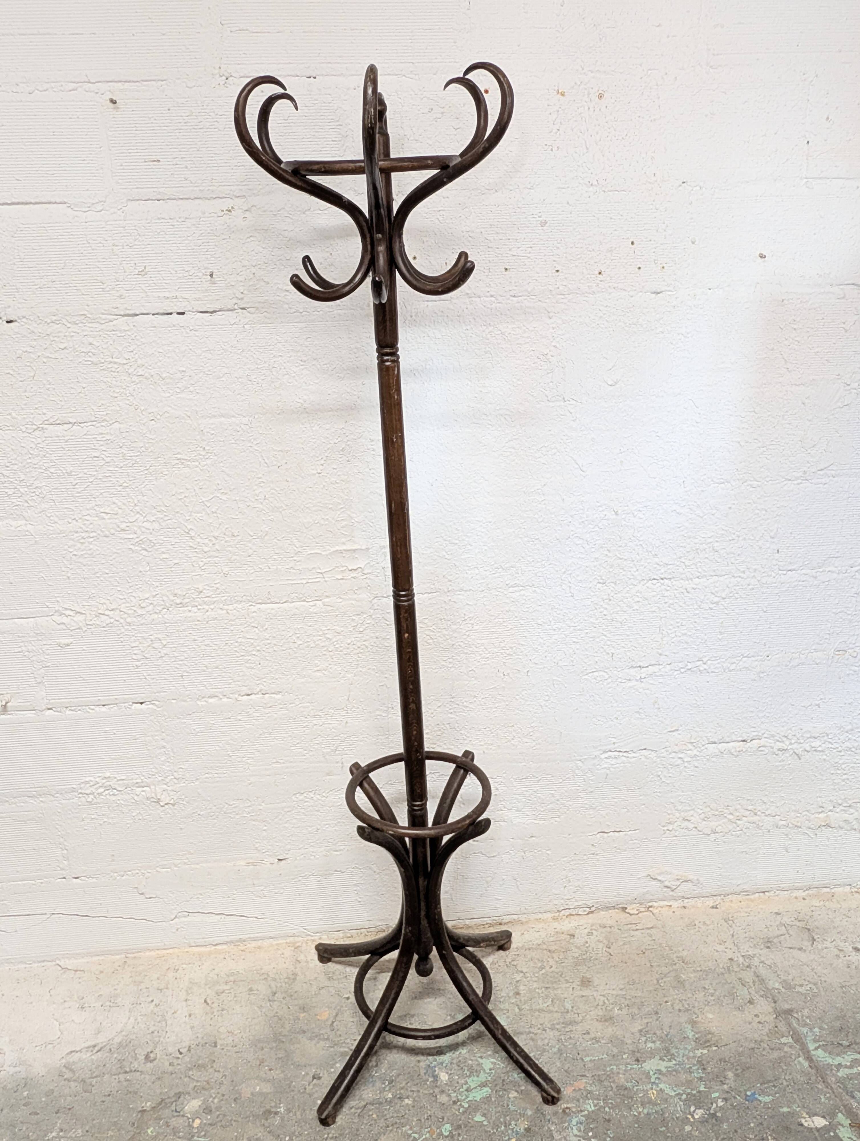 Bentwood bistro parrot coat rack