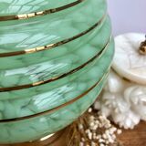 Clichy mint glass hanging lamp