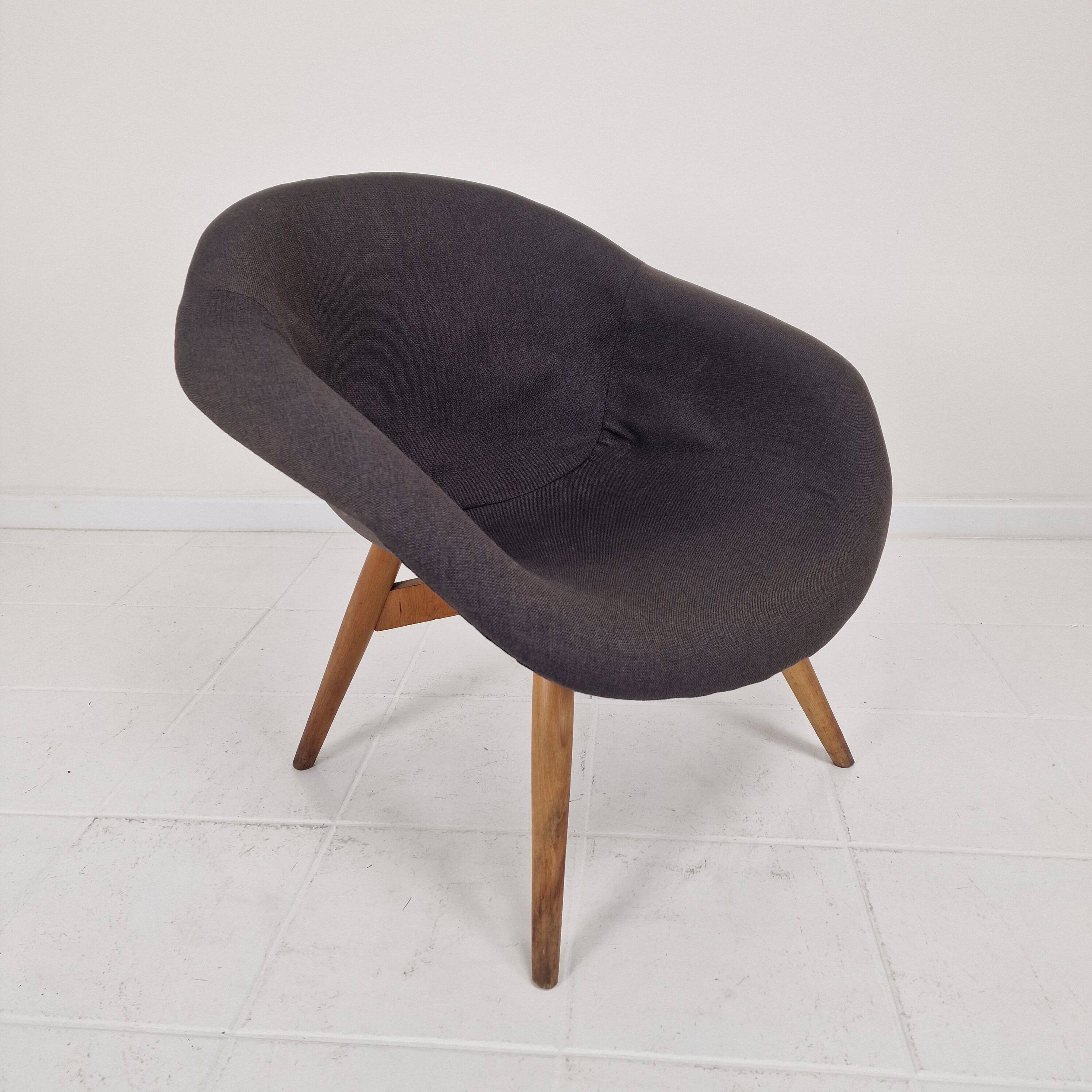 Set of 2 Bucket Lounge Chairs by Miroslav Navrátil for Vertex, 1960's