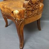 Fauteuil de bureau XIXe à restaurer