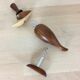 Bottle opener and teak bird cork by Hans Bolling, Scandinavian