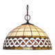 Tiffany pendant lamp white