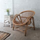 Pair of Shell-shaped Rotin chairs