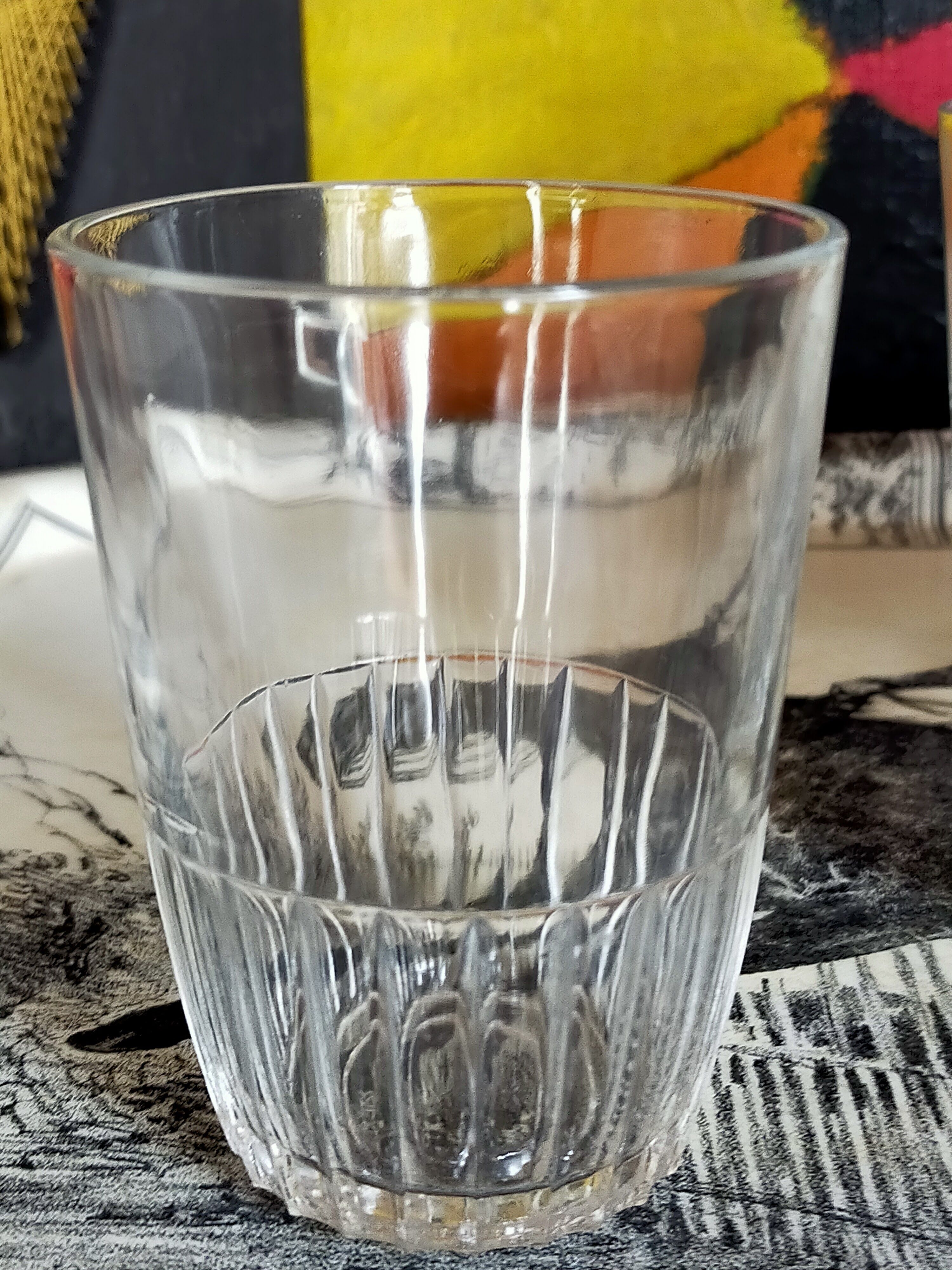 Nine vintage glasses of cider 40s