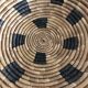 Basket straw bowl origin African hand weave 34 cm