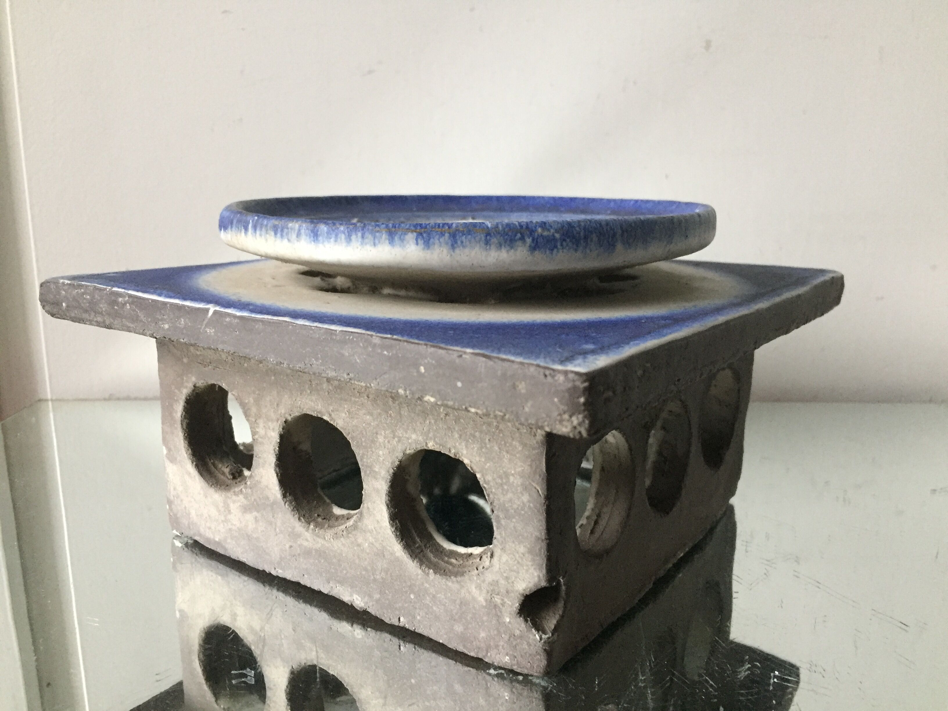 Danish Ceramic 1970’s Wall Lamp