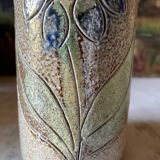 Vase rouleau grès émaillé