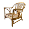 Rattan armchair year 60s