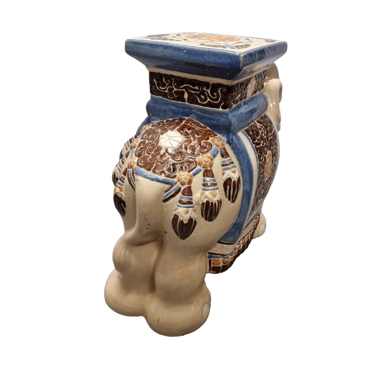 Vintage elephant plant table, 1970s