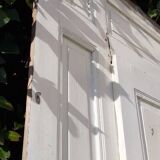 Cupboard door h201.5xl91.5cm with its 19th century molded frame