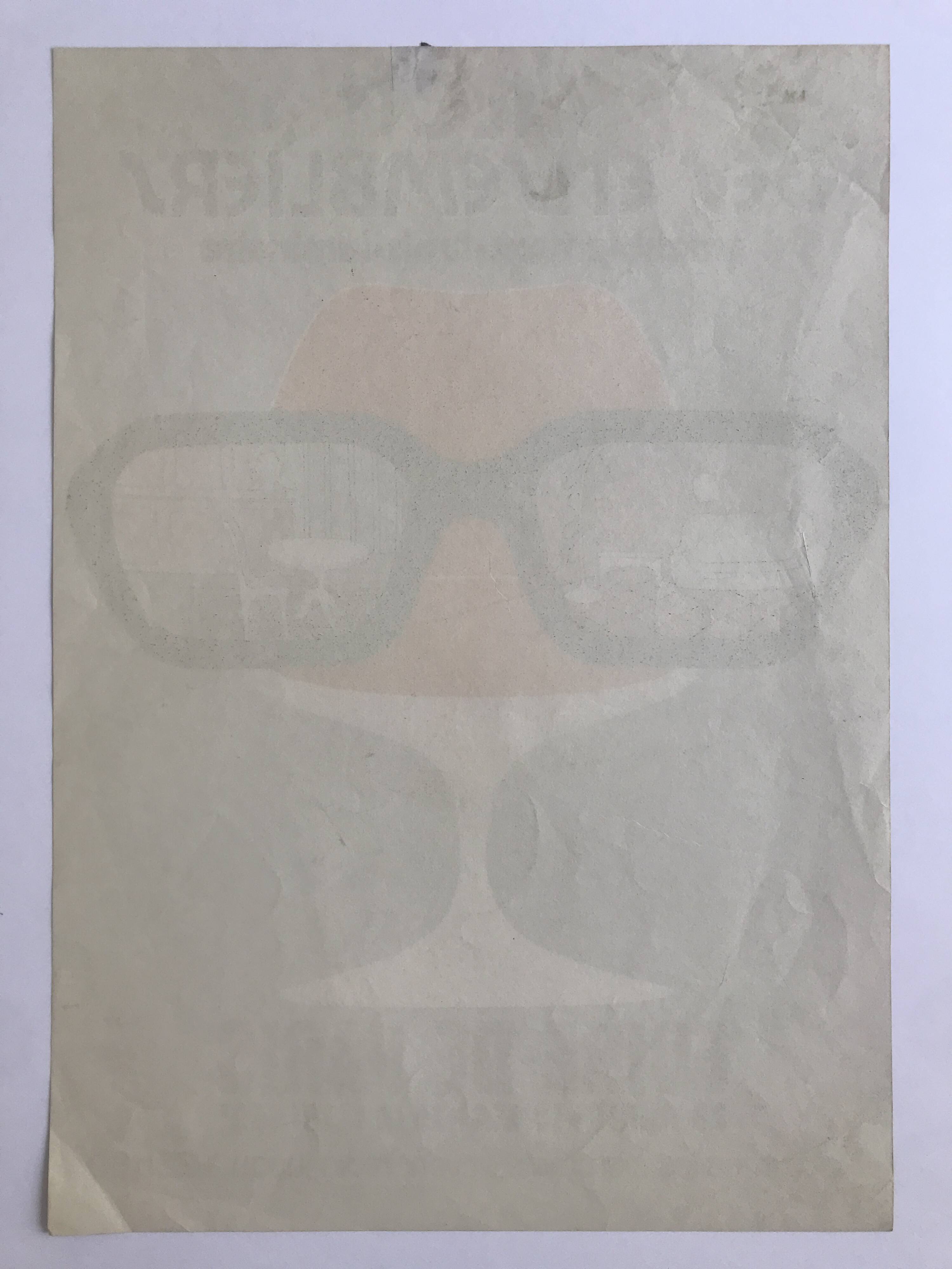 Original design poster of the Salon des assembliers / Foire de Paris, 1973