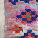 Colorful moroccan rug - 79 x 263 cm
