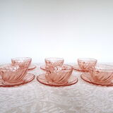 6 tasses rosaline