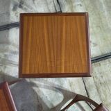 Scandinavian nesting tables in teak from the 1960s.